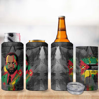 Samora Machel 4 in 1 Can Cooler Tumbler Mozambique Liberation Graffiti Style Viva FRELIMO African Revolutionary - Wonder Print Shop
