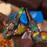 Samora Machel 4 in 1 Can Cooler Tumbler Mozambique Liberation Graffiti Style Viva FRELIMO African Revolutionary - Wonder Print Shop