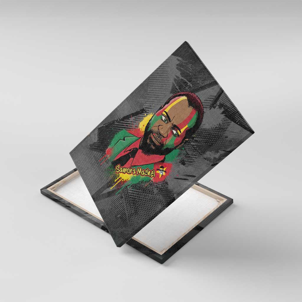 Samora Machel Canvas Wall Art Mozambique Liberation Graffiti Style Viva FRELIMO African Revolutionary - Wonder Print Shop