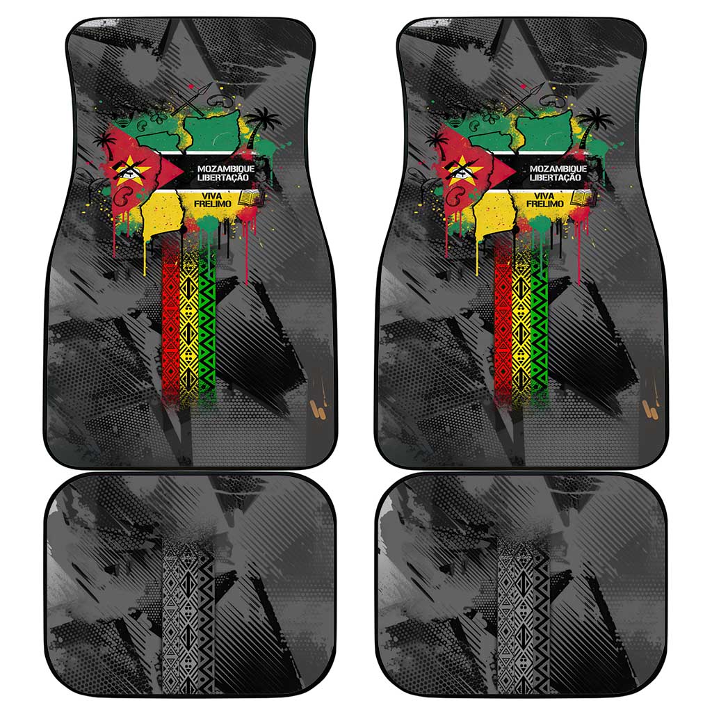 Samora Machel Car Mats Mozambique Liberation Graffiti Style Viva FRELIMO African Revolutionary - Wonder Print Shop