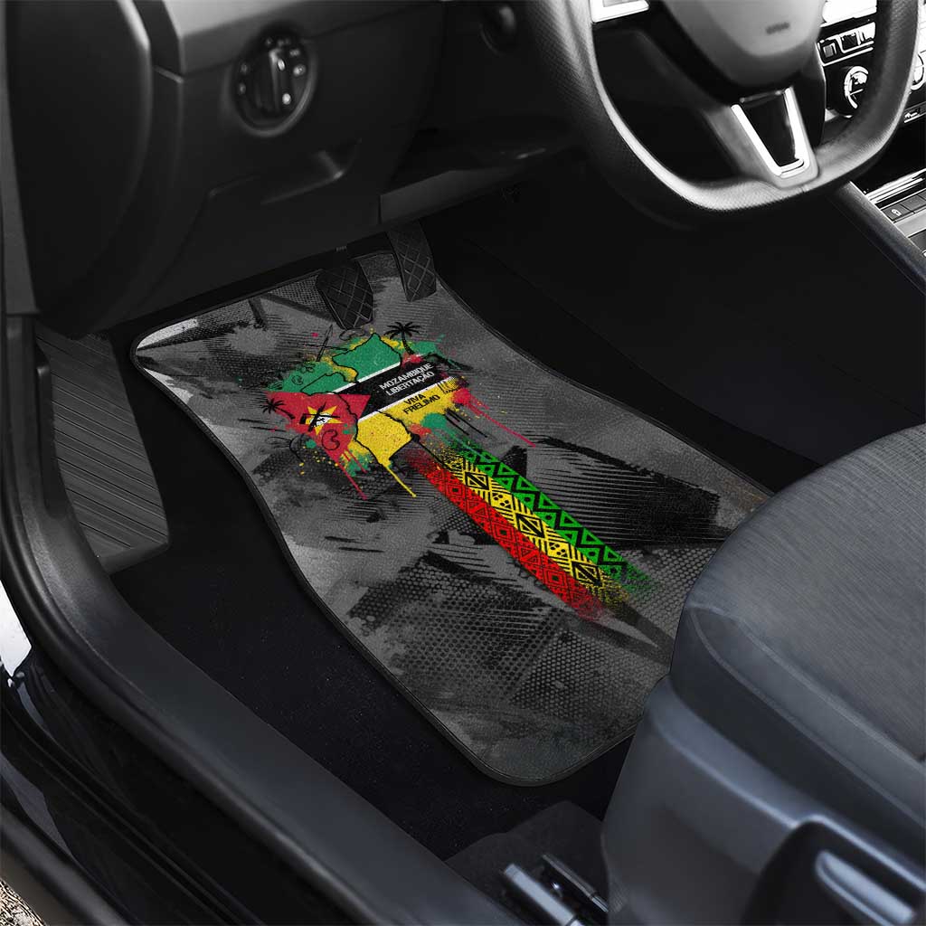 Samora Machel Car Mats Mozambique Liberation Graffiti Style Viva FRELIMO African Revolutionary - Wonder Print Shop