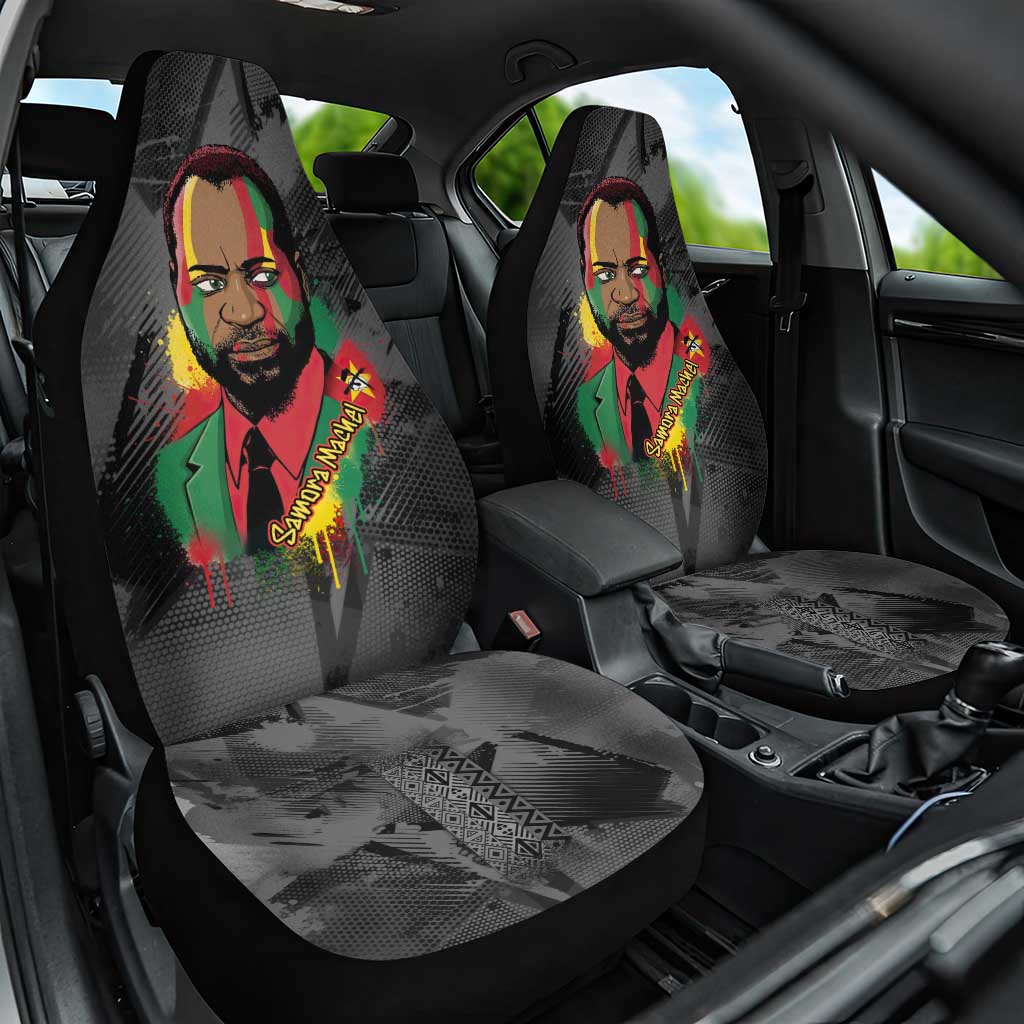 Samora Machel Car Seat Cover Mozambique Liberation Graffiti Style Viva FRELIMO African Revolutionary - Wonder Print Shop