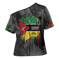 Samora Machel Cross Shoulder Shirt Mozambique Liberation Graffiti Style Viva FRELIMO African Revolutionary - Wonder Print Shop