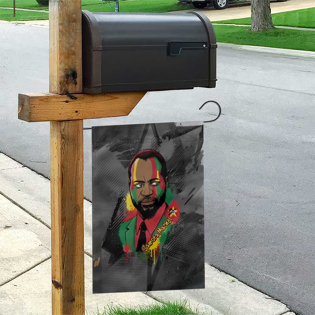 Samora Machel Garden Flag Mozambique Liberation Graffiti Style Viva FRELIMO African Revolutionary - Wonder Print Shop