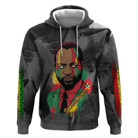 Samora Machel Hoodie Mozambique Liberation Graffiti Style Viva FRELIMO African Revolutionary - Wonder Print Shop