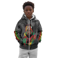 Samora Machel Kid Hoodie Mozambique Liberation Graffiti Style Viva FRELIMO African Revolutionary - Wonder Print Shop