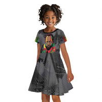 Samora Machel Kid Short Sleeve Dress Mozambique Liberation Graffiti Style Viva FRELIMO African Revolutionary - Wonder Print Shop