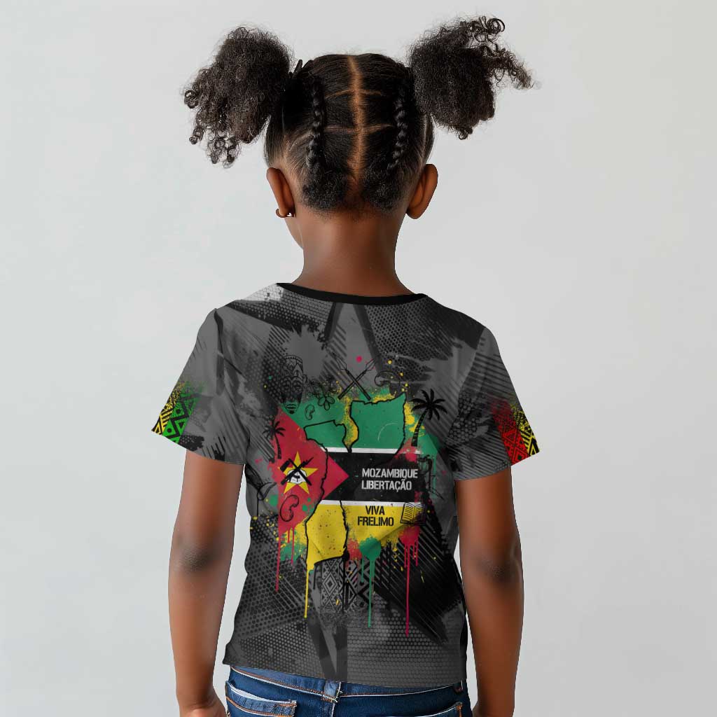 Samora Machel Kid T shirt Mozambique Liberation Graffiti Style Viva FRELIMO African Revolutionary - Wonder Print Shop