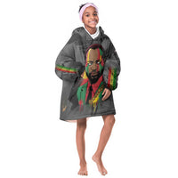 Samora Machel Kid Wearable Blanket Hoodie Mozambique Liberation Graffiti Style Viva FRELIMO African Revolutionary - Wonder Print Shop