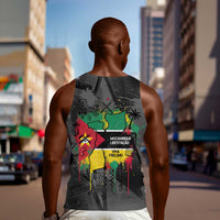 Samora Machel Men Tank Top Mozambique Liberation Graffiti Style Viva FRELIMO African Revolutionary - Wonder Print Shop