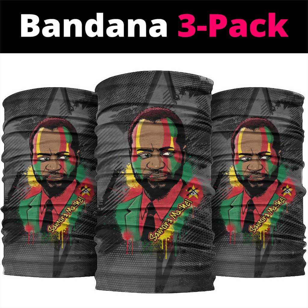 Samora Machel Neck Gaiter Mozambique Liberation Graffiti Style Viva FRELIMO African Revolutionary - Wonder Print Shop