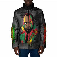 Samora Machel Padded Jacket Mozambique Liberation Graffiti Style Viva FRELIMO African Revolutionary - Wonder Print Shop