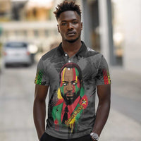 Samora Machel Polo Shirt Mozambique Liberation Graffiti Style Viva FRELIMO African Revolutionary - Wonder Print Shop