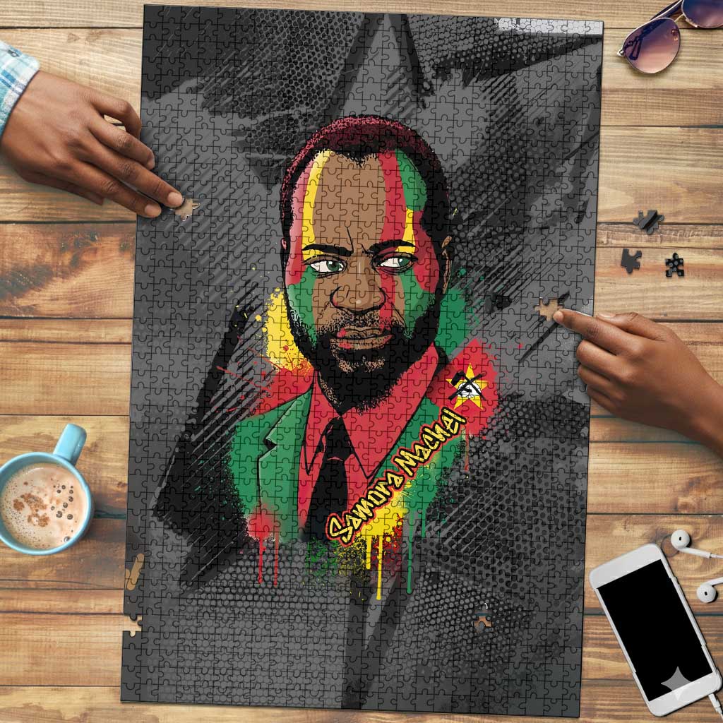 Samora Machel Puzzle Mozambique Liberation Graffiti Style Viva FRELIMO African Revolutionary - Wonder Print Shop