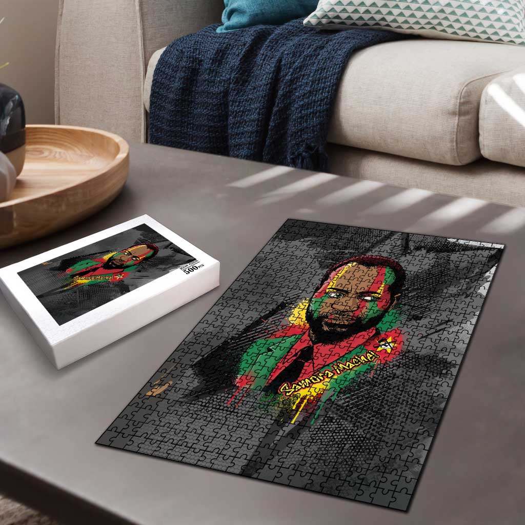 Samora Machel Puzzle Mozambique Liberation Graffiti Style Viva FRELIMO African Revolutionary - Wonder Print Shop
