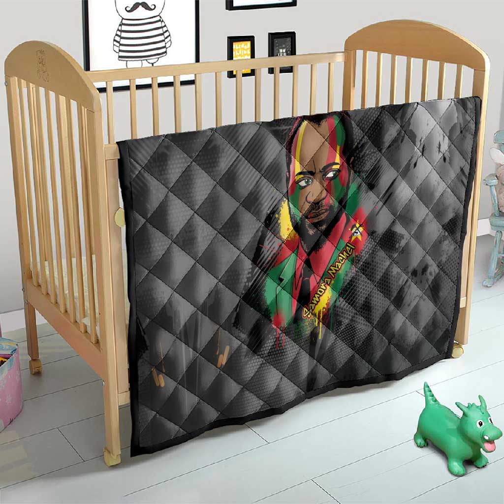 Samora Machel Quilt Mozambique Liberation Graffiti Style Viva FRELIMO African Revolutionary - Wonder Print Shop