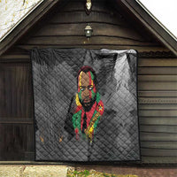 Samora Machel Quilt Mozambique Liberation Graffiti Style Viva FRELIMO African Revolutionary - Wonder Print Shop