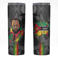 Samora Machel Skinny Tumbler Mozambique Liberation Graffiti Style Viva FRELIMO African Revolutionary - Wonder Print Shop