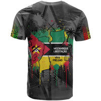 Samora Machel T shirt Mozambique Liberation Graffiti Style Viva FRELIMO African Revolutionary - Wonder Print Shop