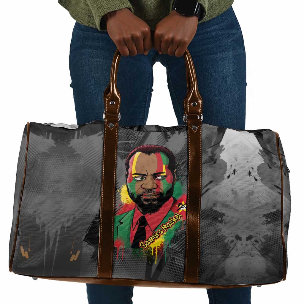 Samora Machel Travel Bag Mozambique Liberation Graffiti Style Viva FRELIMO African Revolutionary - Wonder Print Shop