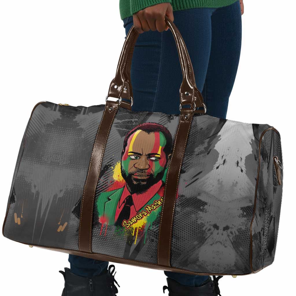 Samora Machel Travel Bag Mozambique Liberation Graffiti Style Viva FRELIMO African Revolutionary - Wonder Print Shop