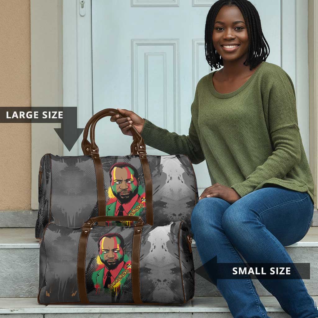 Samora Machel Travel Bag Mozambique Liberation Graffiti Style Viva FRELIMO African Revolutionary - Wonder Print Shop