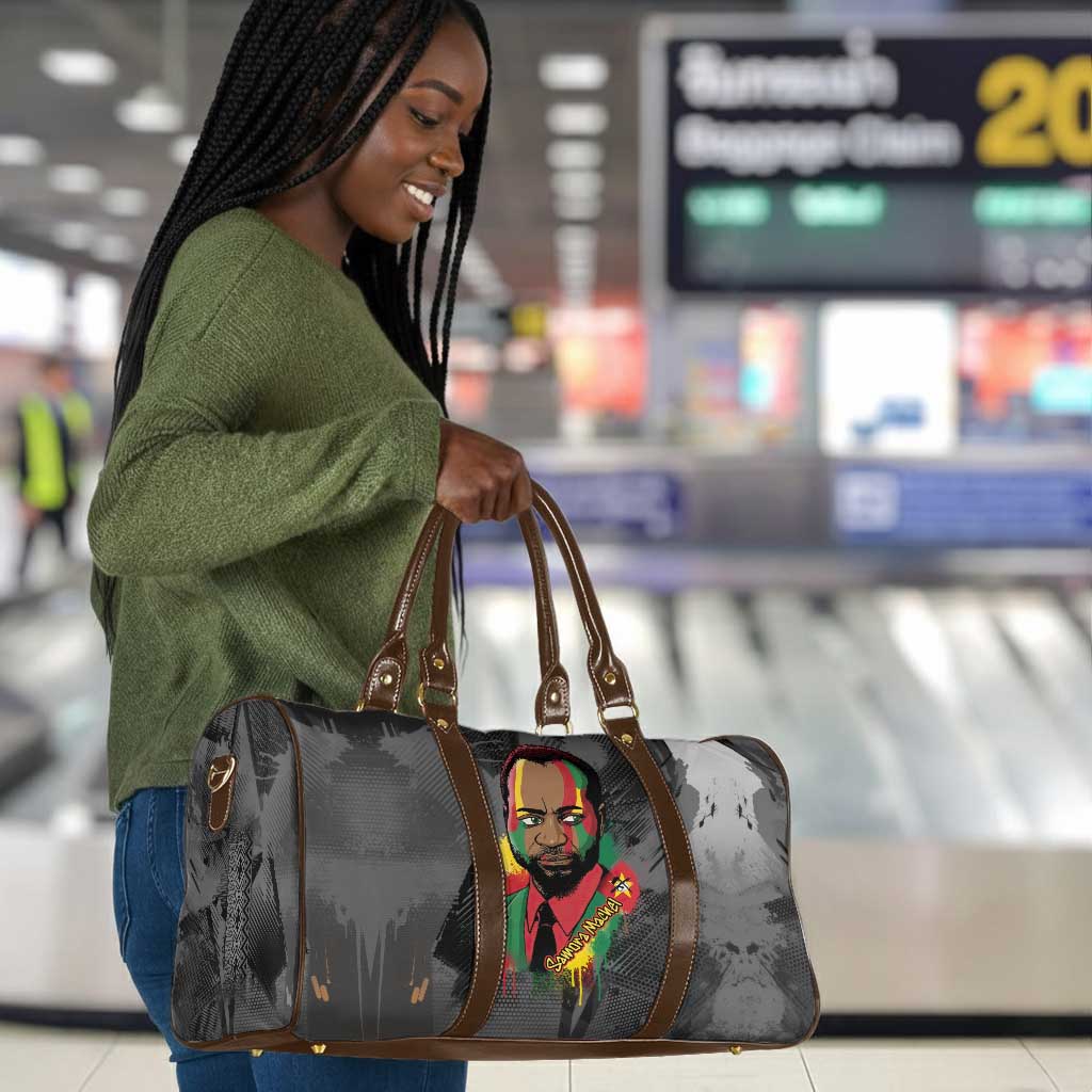 Samora Machel Travel Bag Mozambique Liberation Graffiti Style Viva FRELIMO African Revolutionary - Wonder Print Shop