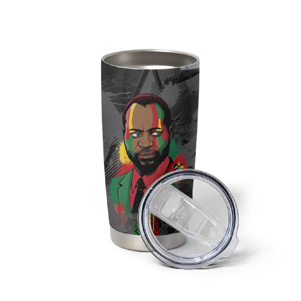 Samora Machel Tumbler Cup Mozambique Liberation Graffiti Style Viva FRELIMO African Revolutionary - Wonder Print Shop