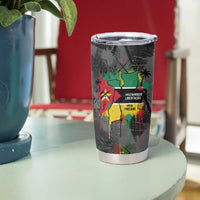Samora Machel Tumbler Cup Mozambique Liberation Graffiti Style Viva FRELIMO African Revolutionary - Wonder Print Shop
