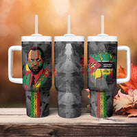 Samora Machel Tumbler With Handle Mozambique Liberation Graffiti Style Viva FRELIMO African Revolutionary - Wonder Print Shop