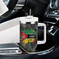 Samora Machel Tumbler With Handle Mozambique Liberation Graffiti Style Viva FRELIMO African Revolutionary - Wonder Print Shop