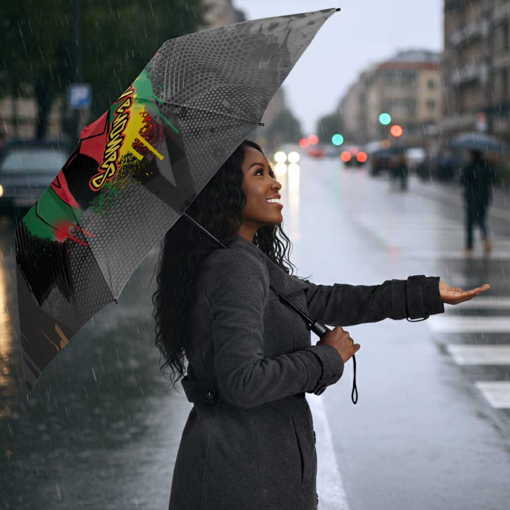 Samora Machel Umbrella Mozambique Liberation Graffiti Style Viva FRELIMO African Revolutionary - Wonder Print Shop