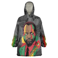 Samora Machel Wearable Blanket Hoodie Mozambique Liberation Graffiti Style Viva FRELIMO African Revolutionary - Wonder Print Shop