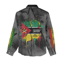Samora Machel Women Casual Shirt Mozambique Liberation Graffiti Style Viva FRELIMO African Revolutionary - Wonder Print Shop