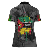 Samora Machel Women Polo Shirt Mozambique Liberation Graffiti Style Viva FRELIMO African Revolutionary - Wonder Print Shop