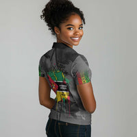 Samora Machel Women Polo Shirt Mozambique Liberation Graffiti Style Viva FRELIMO African Revolutionary - Wonder Print Shop