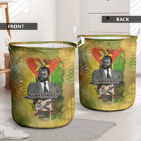 Samora Machel Laundry Basket Mozambique Flag Unity and Victory Quote Liberation Struggle - African Freedom Tribute - Wonder Print Shop