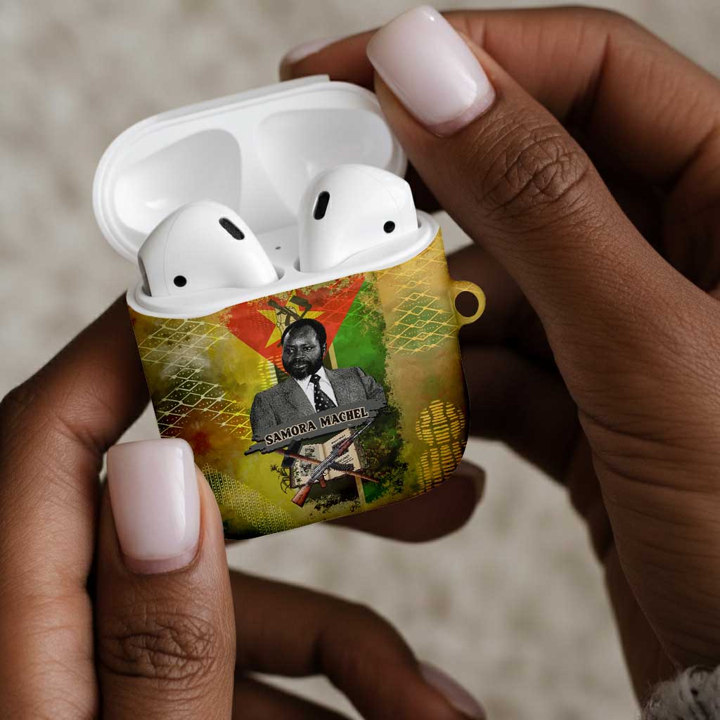 Samora Machel AirPods Case Mozambique Flag Unity and Victory Quote Liberation Struggle - African Freedom Tribute - Wonder Print Shop