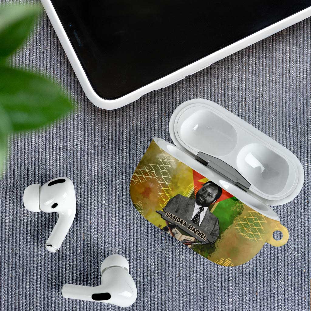 Samora Machel AirPods Case Mozambique Flag Unity and Victory Quote Liberation Struggle - African Freedom Tribute - Wonder Print Shop