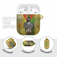 Samora Machel AirPods Case Mozambique Flag Unity and Victory Quote Liberation Struggle - African Freedom Tribute - Wonder Print Shop