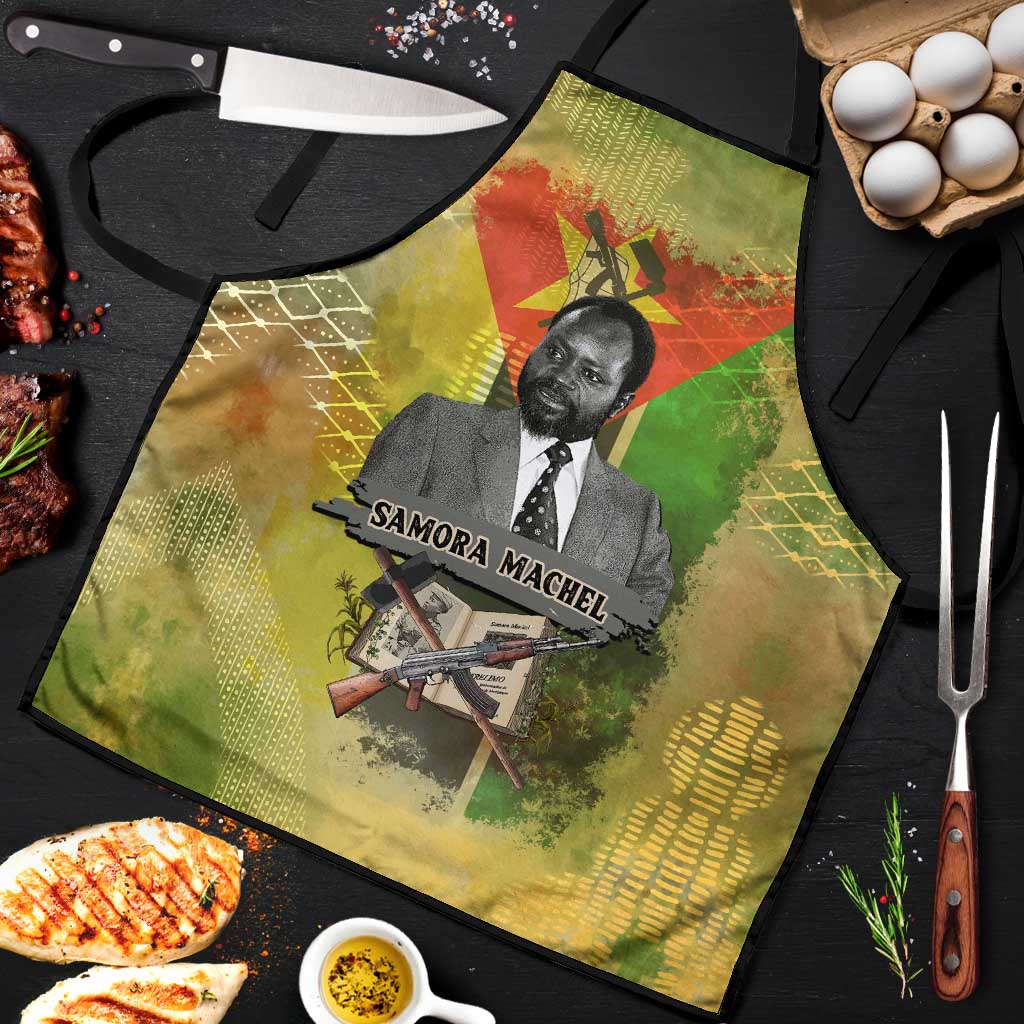 Samora Machel Apron Mozambique Flag Unity and Victory Quote Liberation Struggle - African Freedom Tribute - Wonder Print Shop