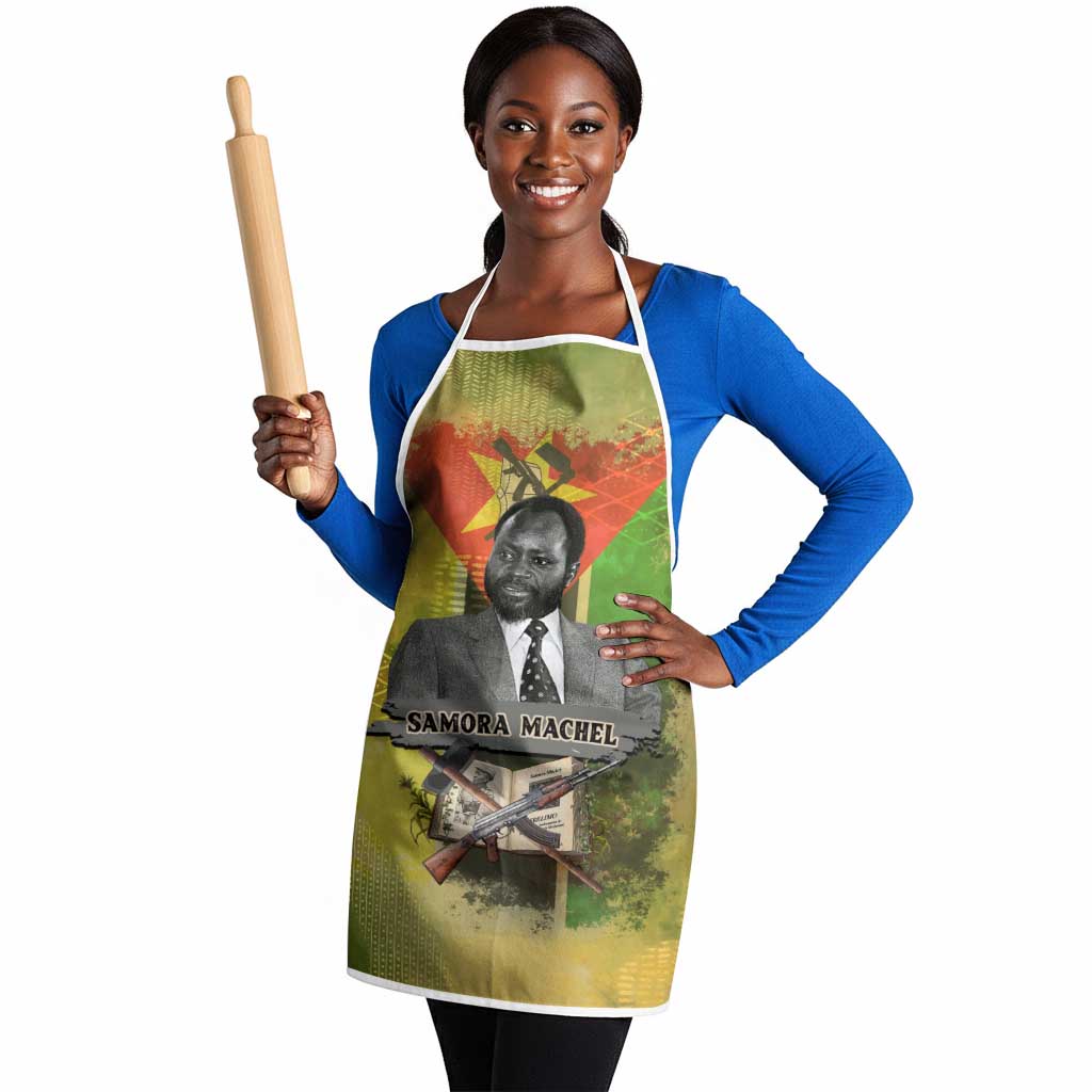 Samora Machel Apron Mozambique Flag Unity and Victory Quote Liberation Struggle - African Freedom Tribute - Wonder Print Shop