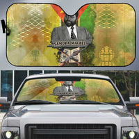 Samora Machel Auto Sun Shade Mozambique Flag Unity and Victory Quote Liberation Struggle - African Freedom Tribute - Wonder Print Shop