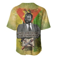 Samora Machel Baseball Jersey Mozambique Flag Unity and Victory Quote Liberation Struggle - African Freedom Tribute - Wonder Print Shop