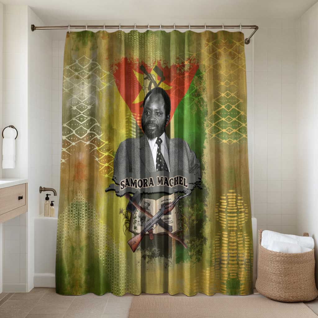 Samora Machel Bathroom Set Mozambique Flag Unity and Victory Quote Liberation Struggle - African Freedom Tribute - Wonder Print Shop