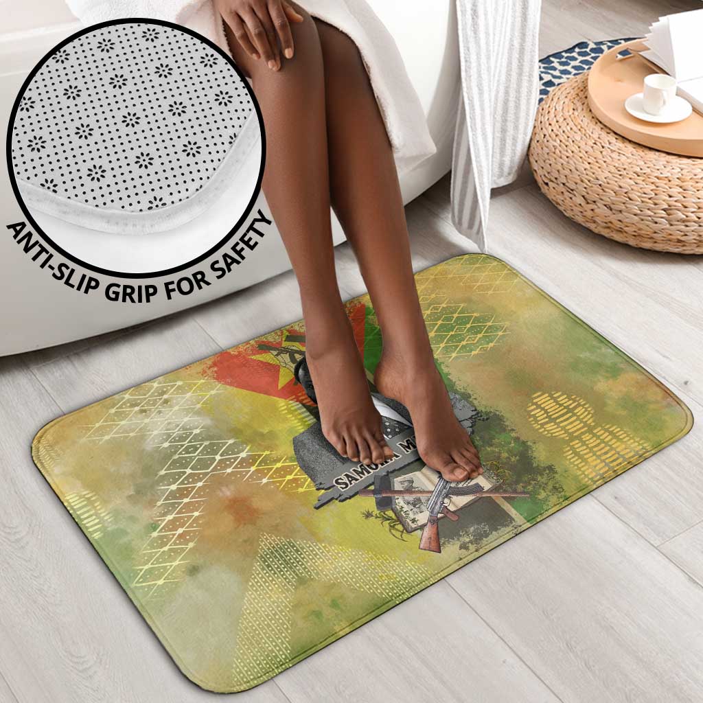 Samora Machel Bathroom Set Mozambique Flag Unity and Victory Quote Liberation Struggle - African Freedom Tribute - Wonder Print Shop
