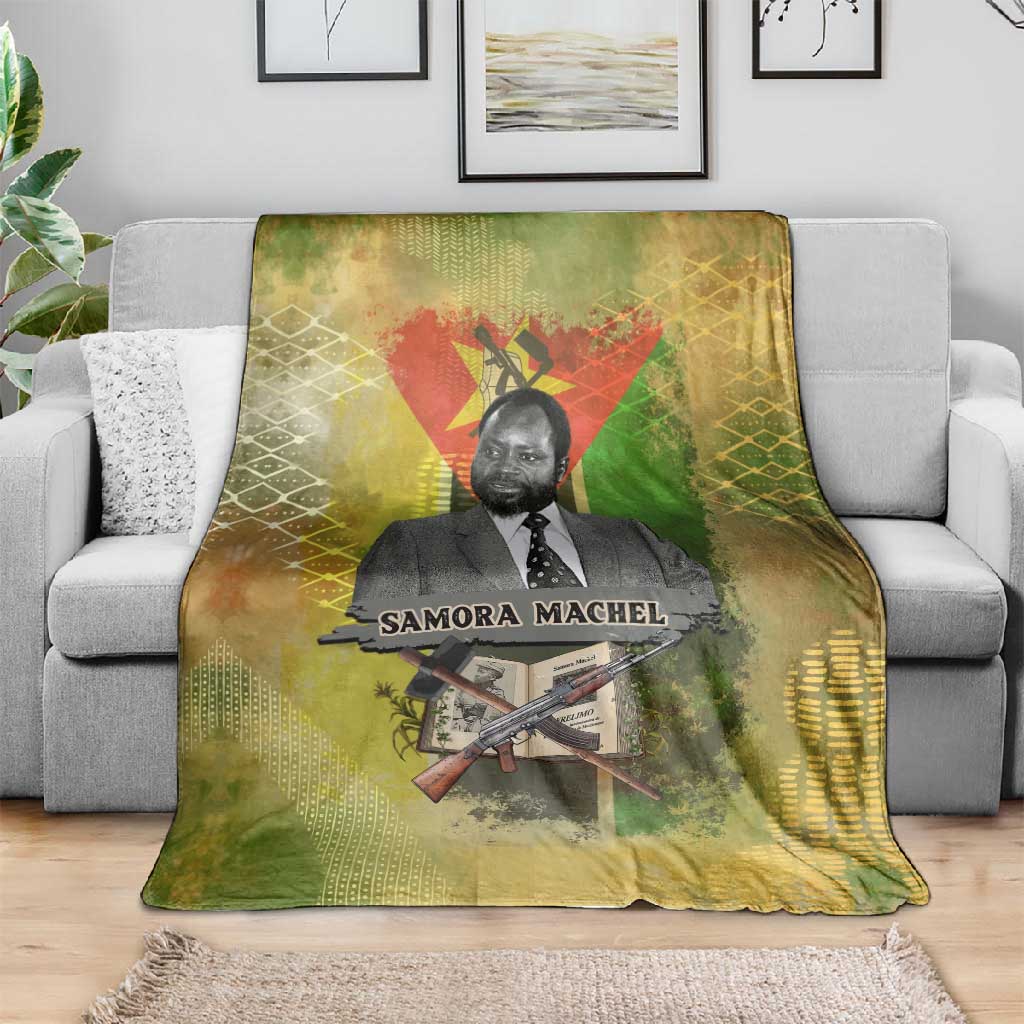 Samora Machel Blanket Mozambique Flag Unity and Victory Quote Liberation Struggle - African Freedom Tribute - Wonder Print Shop