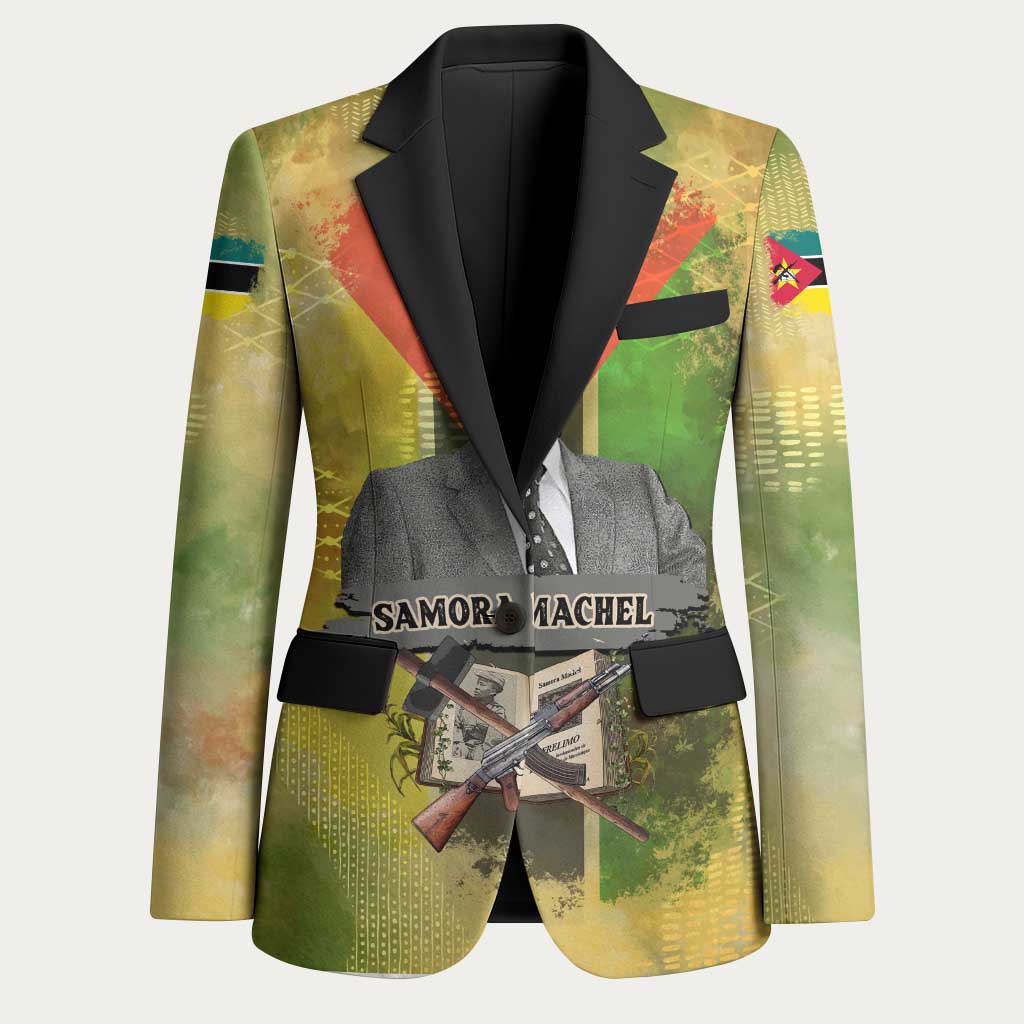 Samora Machel Blazer Mozambique Flag Unity and Victory Quote Liberation Struggle - African Freedom Tribute - Wonder Print Shop