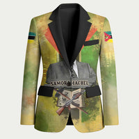 Samora Machel Blazer Mozambique Flag Unity and Victory Quote Liberation Struggle - African Freedom Tribute - Wonder Print Shop