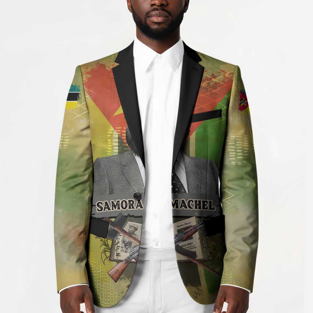 Samora Machel Blazer Mozambique Flag Unity and Victory Quote Liberation Struggle - African Freedom Tribute - Wonder Print Shop